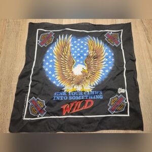 Black Bandana with Eagle and Harley-Davidson Logos